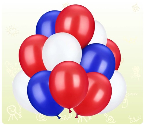 Гелиевые шары "Триколор" на последний звонок
